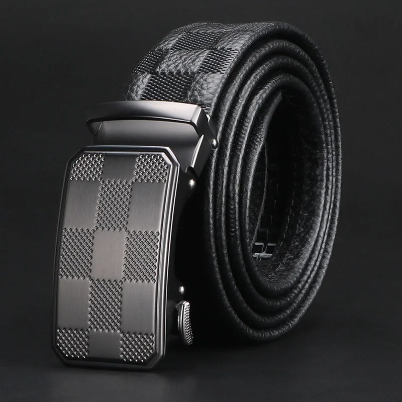 Men Cowhide Leather Belt | Automatic Buckle