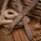 Men's Distressed Leather Belt – Dakota