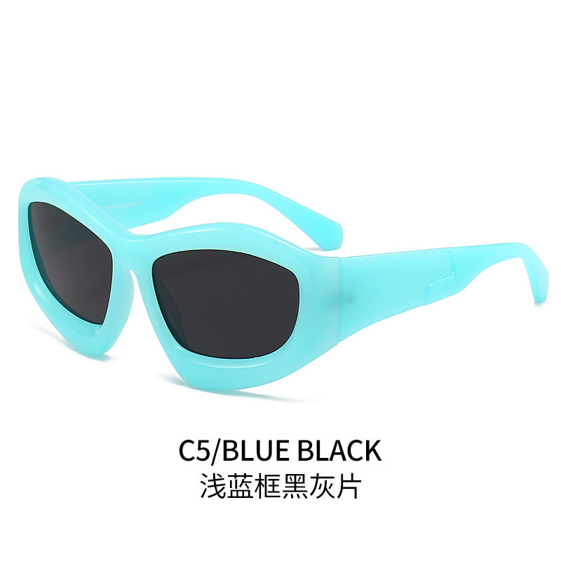 Unisex Outdoor Riding Concave Shape Sun Glasses