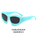 Unisex Outdoor Riding Concave Shape Sun Glasses