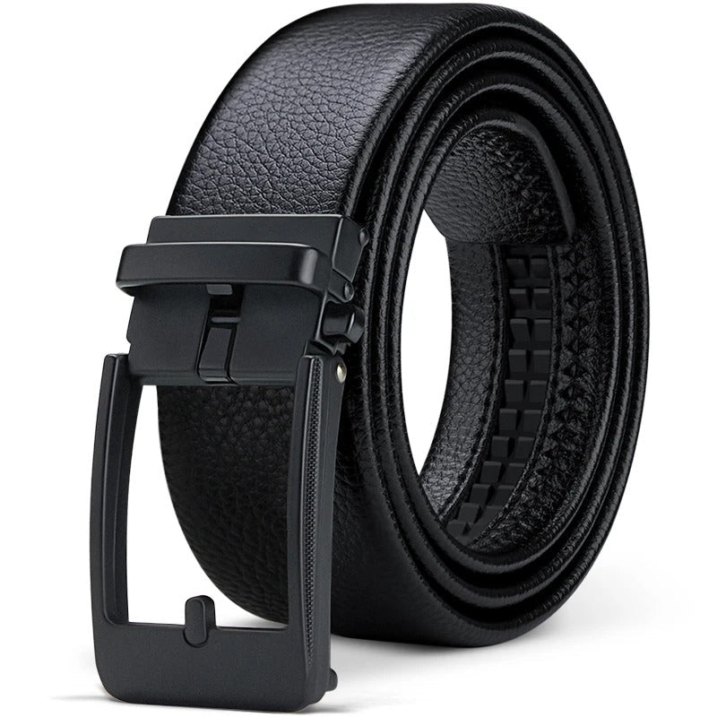 Men's Cowhide Leather Belt | Durable Buckle