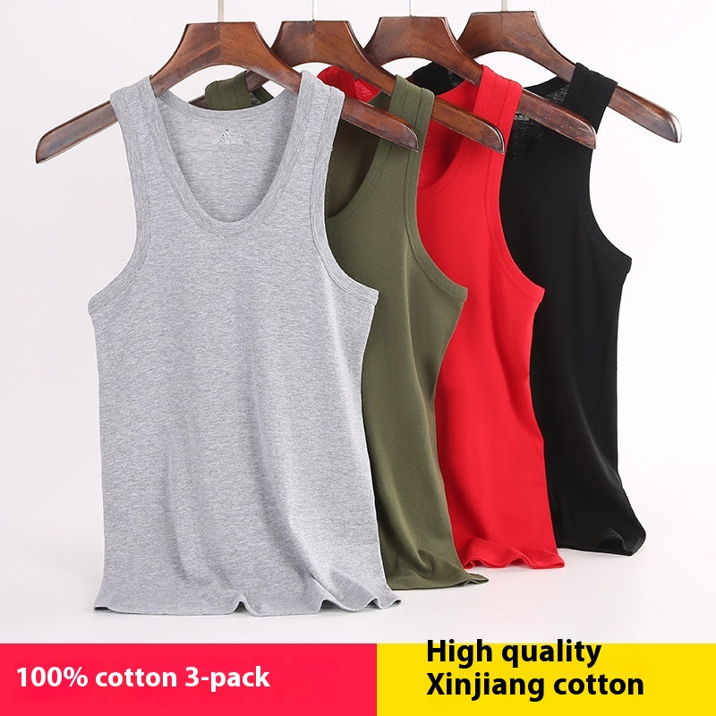 Men’s Cotton Slim Fit Breathable Sports Vest