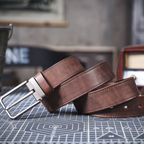 Men's Full-Grain Leather Belt – Buckhorn