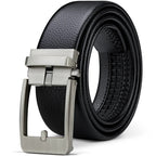 Men's Cowhide Leather Belt | Durable Buckle