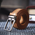 Men's Full-Grain Leather Belt – Buckhorn