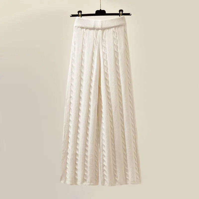 Women's 3-Piece Knit Ensemble | Sweater Vest & Pants