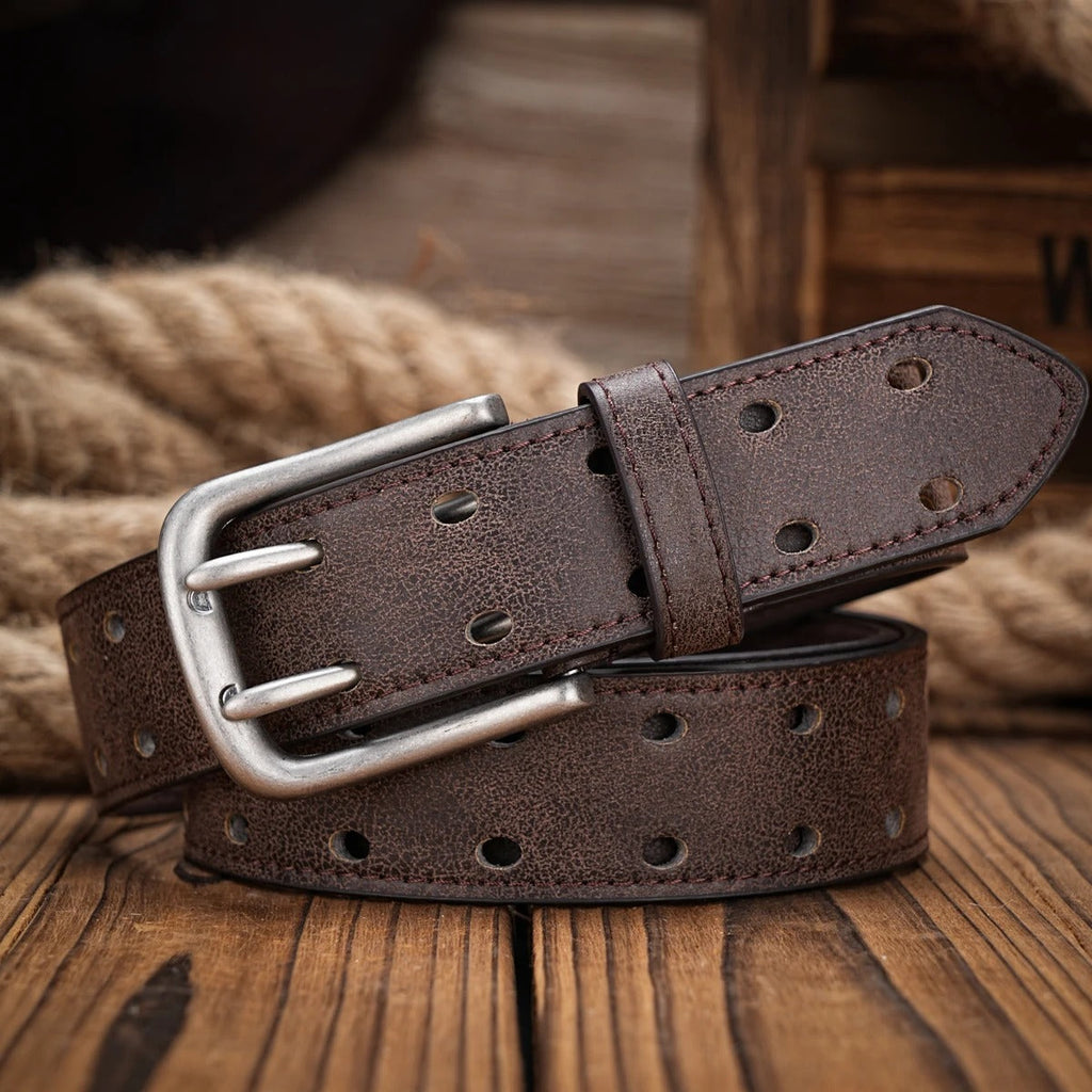 Men's Distressed Leather Belt – Dakota