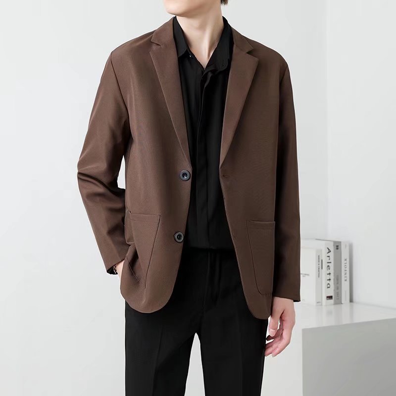 Men’s Two-Button Slim Fit Business Suit