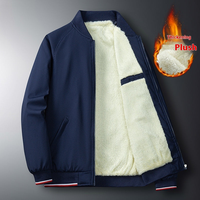 Men’s Casual Business Baseball Jacket Shirt