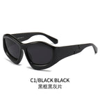 Unisex Outdoor Riding Concave Shape Sun Glasses