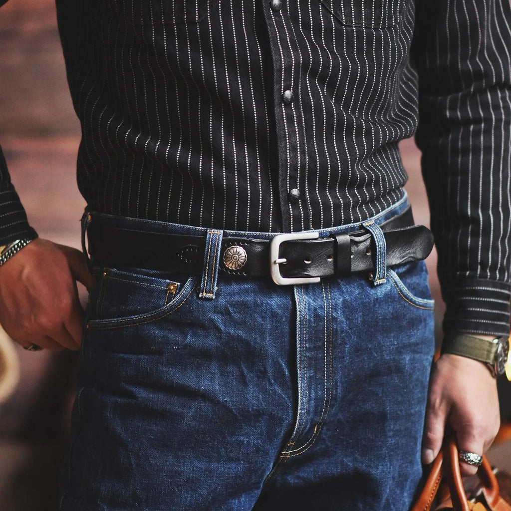 Men's Cowhide Leather Belt | Heritage Style