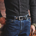 Men's Cowhide Leather Belt | Heritage Style