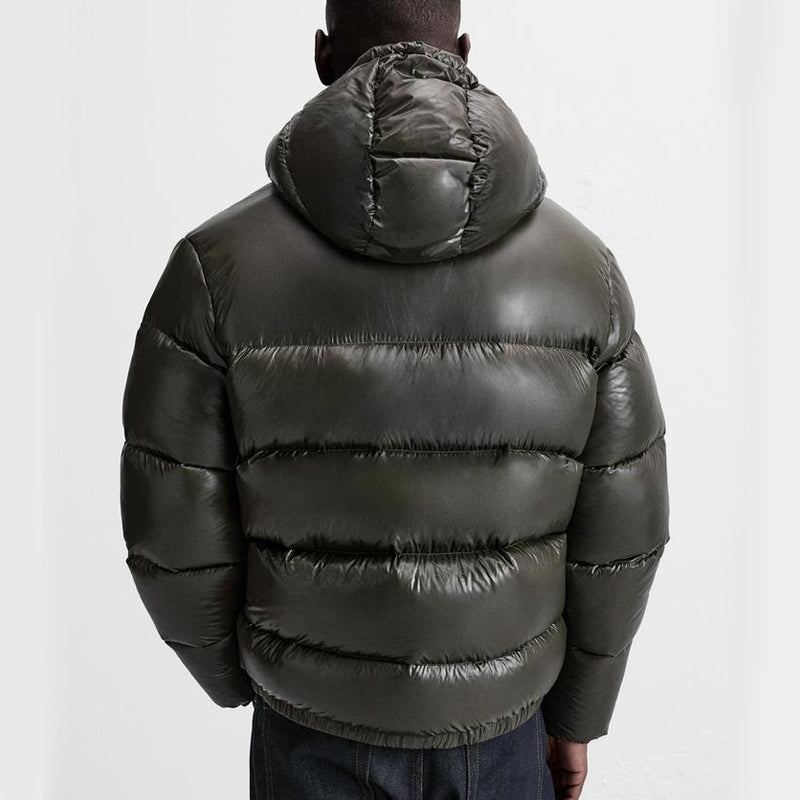 Men’s Hooded Short Puffer Jacket Warm Coat