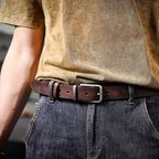 Men's Full-Grain Leather Belt – Buckhorn
