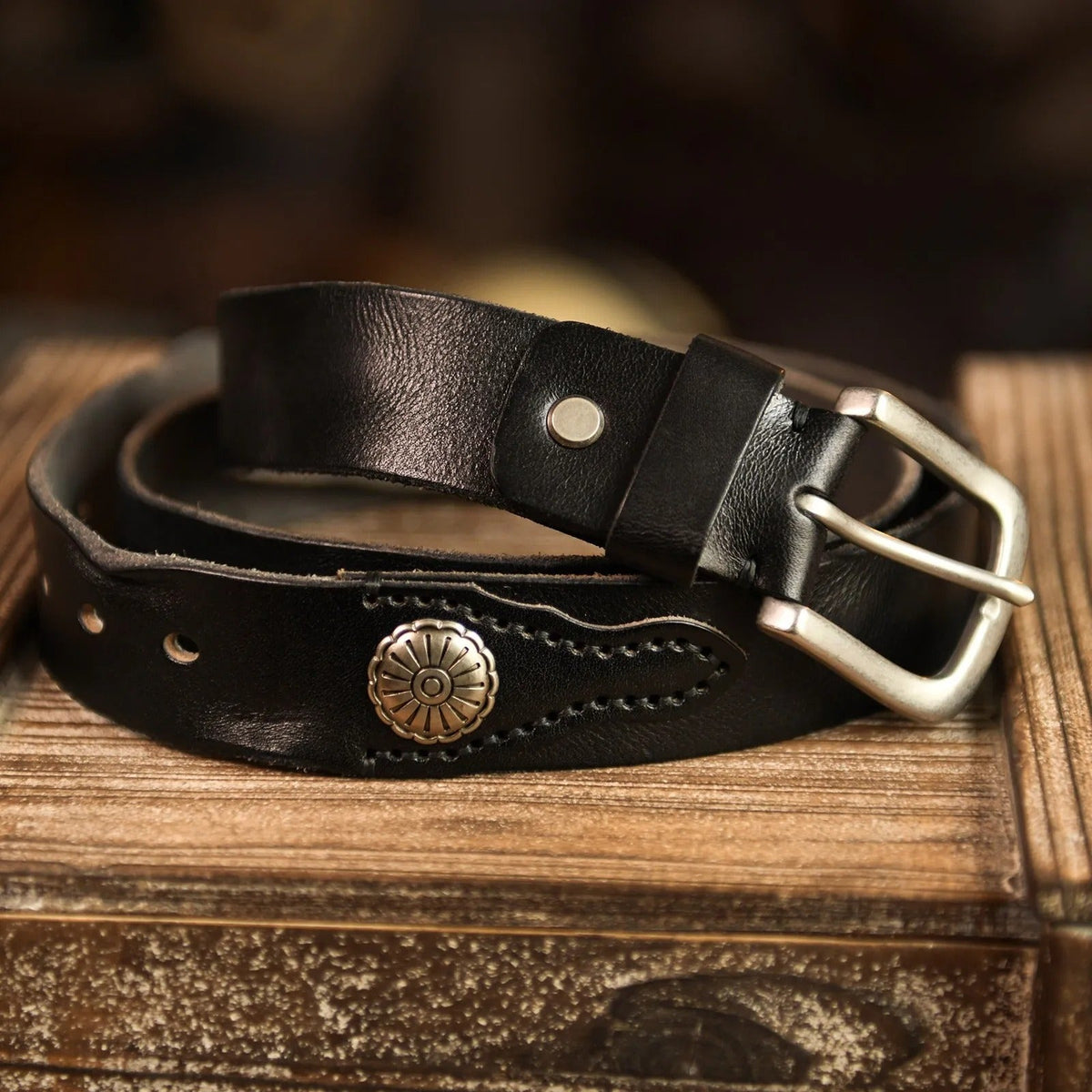 Men's Cowhide Leather Belt | Heritage Style