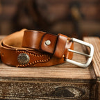 Men's Cowhide Leather Belt | Heritage Style