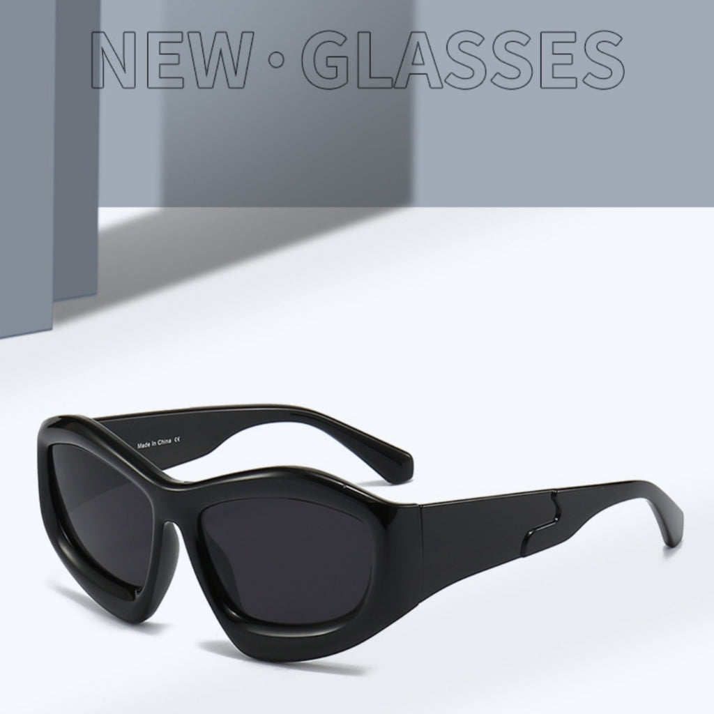 Unisex Outdoor Riding Concave Shape Sun Glasses