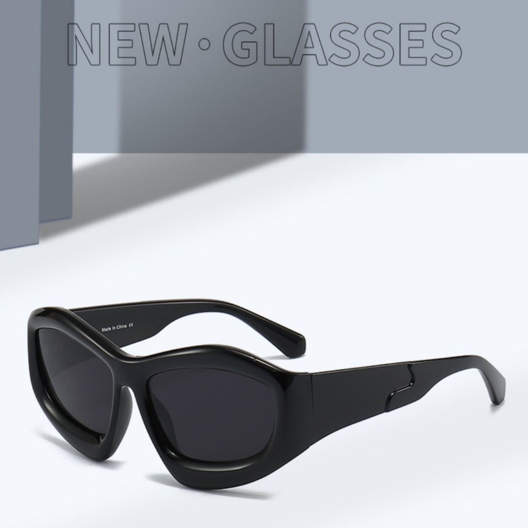 Unisex Outdoor Riding Concave Shape Sun Glasses
