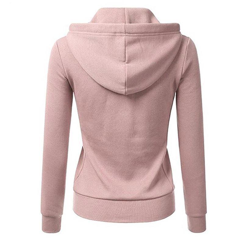 Pink hoodie on a white background
