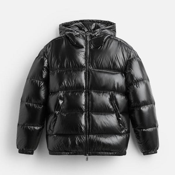 Men’s Hooded Short Puffer Jacket Warm Coat