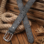 Men's Distressed Leather Belt – Dakota
