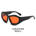 Unisex Outdoor Riding Concave Shape Sun Glasses