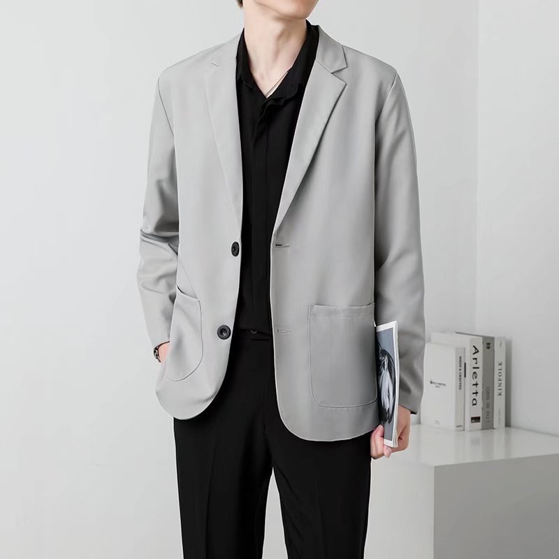 Men’s Two-Button Slim Fit Business Suit