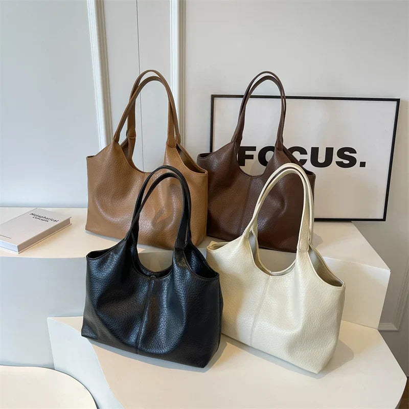 Aspen Hobo Tote Bag – Casual Slouchy Leather Handbag