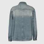 Women's Asymmetrical Denim Jacket | Oversized Streetwear Coat