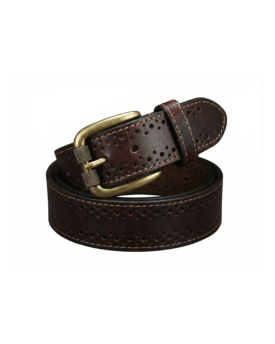 Men's Full-Grain Leather Belt | Heavy-Duty Classic Dress Casual Strap