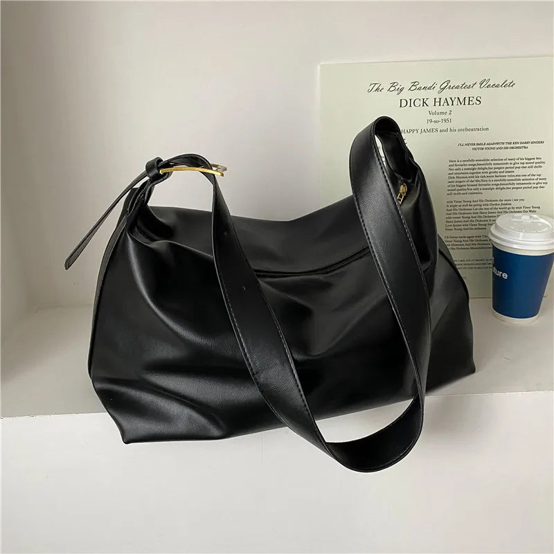 Women's Vintage Boston Bag – Pillow Design Chic Handbag