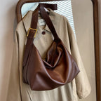 Women's Vintage Boston Bag – Pillow Design Chic Handbag