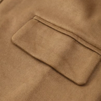 Women's Brown Suede Jacket | Selene Casual Lapel Coat