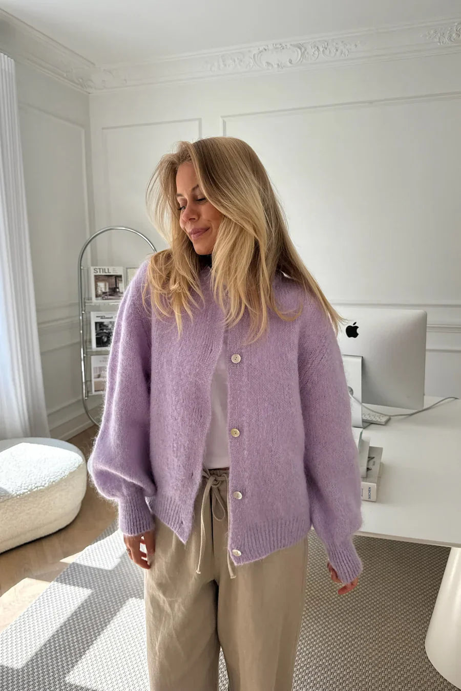 Women's Briella Casual Knitted Cardigan | Cozy Open-Front Layer