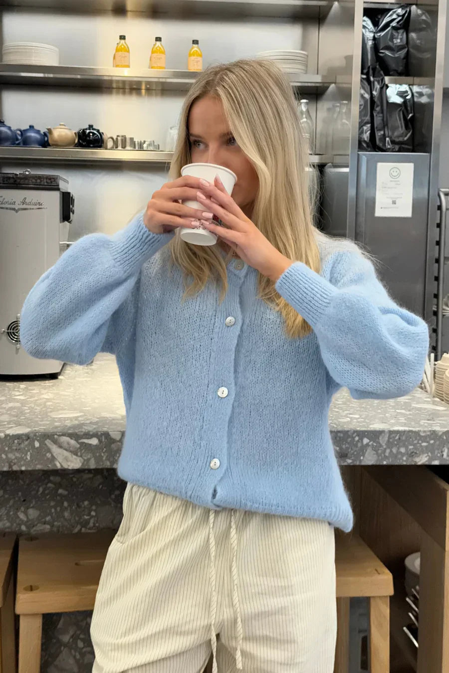 Women's Briella Casual Knitted Cardigan | Cozy Open-Front Layer