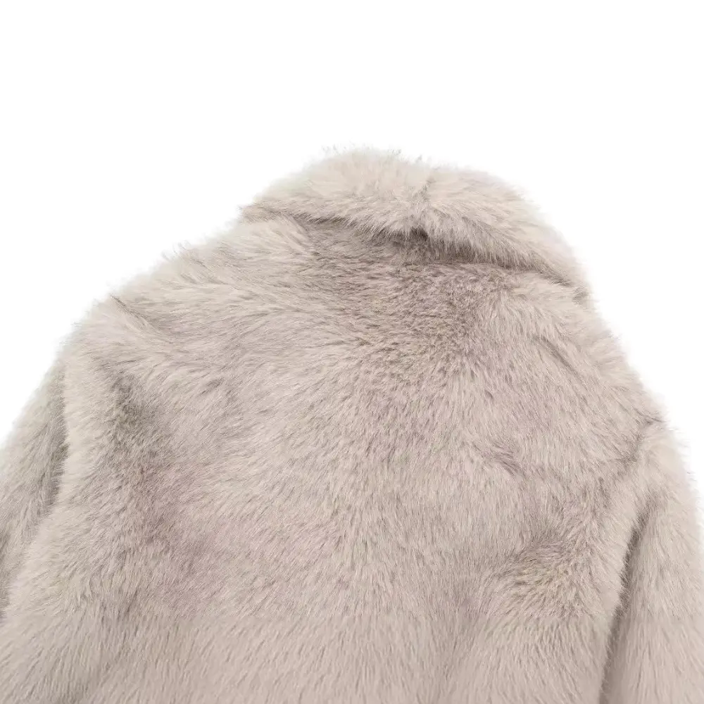 Women's Glam Faux Fur Jacket | Cozy Evening Outerwear