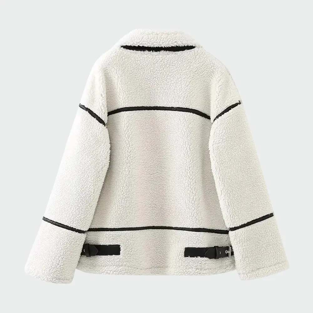Women's Faux Fur Jacket | Cozy Plush Winter Comfort Coat