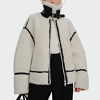 Women's Faux Fur Jacket | Cozy Plush Winter Comfort Coat