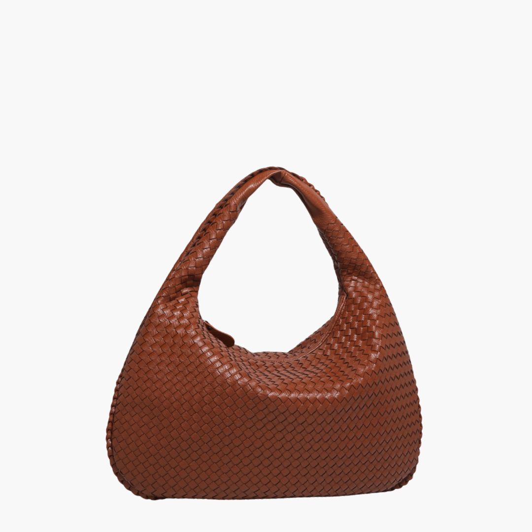 Chic Vegan Leather Hobo Bag