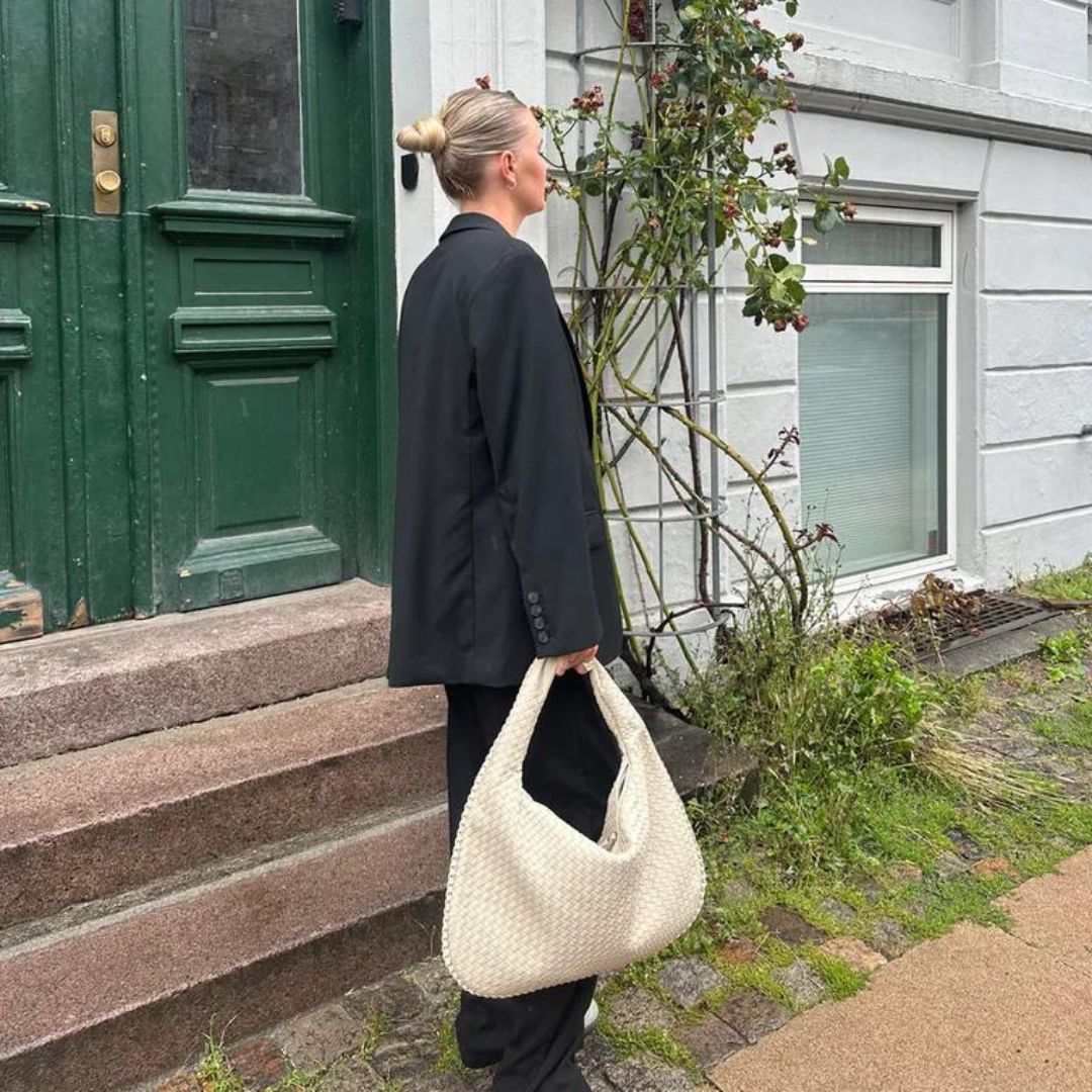 Chic Vegan Leather Hobo Bag