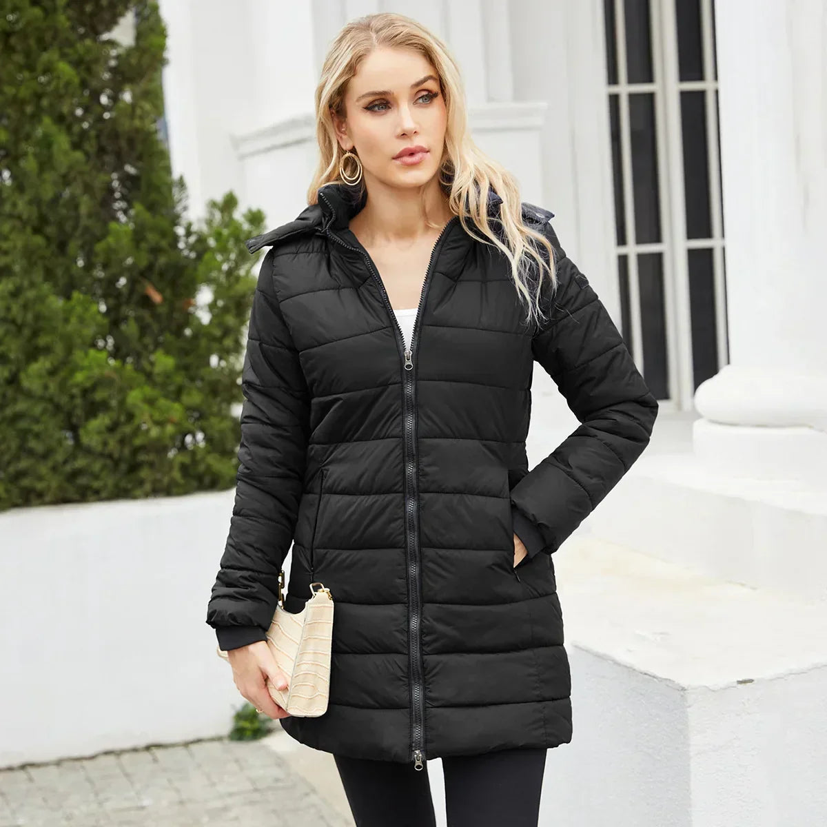 Women's Fitted Winter Jacket | Lightweight Warm Outerwear