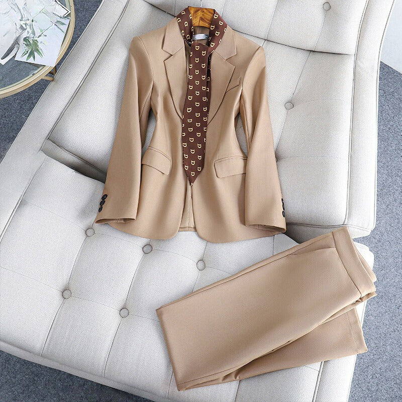 Women's Classic Two-Piece Suit | Tailored Blazer & Pants