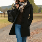 Women's Connie Classic Coat | Elegant Button-Up Outerwear