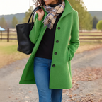 Women's Connie Classic Coat | Elegant Button-Up Outerwear