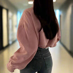 Women's Corduroy Drawstring Short Jacket | Fall Coat