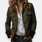 Women's Corrie Tweed Jacket | Velvet Accent Coat