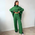Women’s Cozy Turtleneck Knit Lounge Set