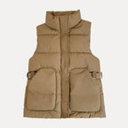 Women's Brooke Down Cotton Vest | Cozy Layering Puffer Gilet