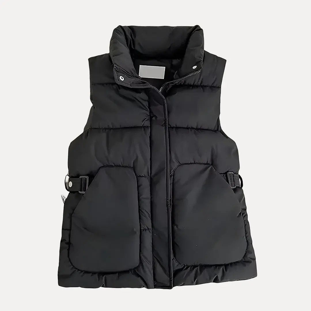 Women's Brooke Down Cotton Vest | Cozy Layering Puffer Gilet