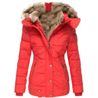 Women's Padded Winter Coat | Faux-Fur Hooded Parka